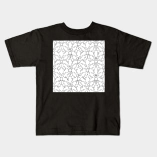 Aesthetic Pattern with Abstract Crystals Kids T-Shirt